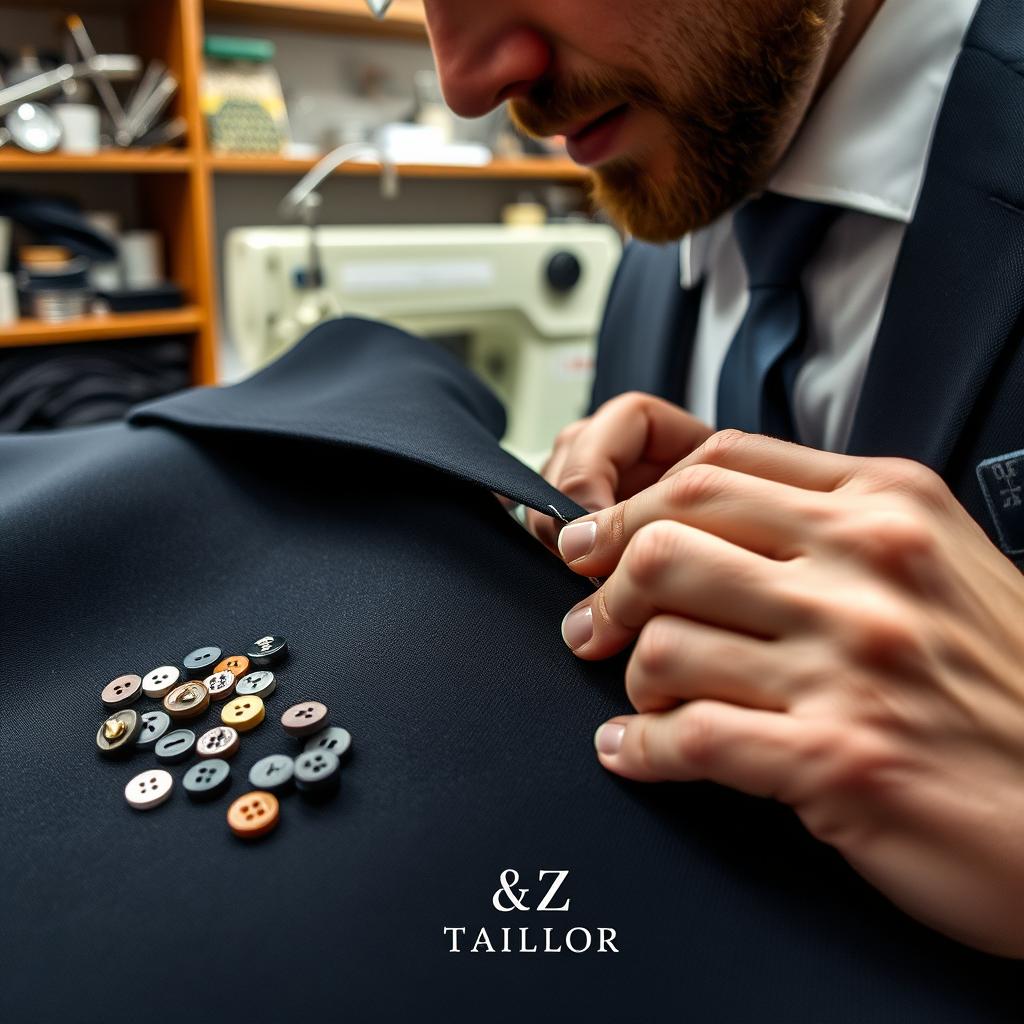 Button replacement and repair with Same Day Alteration Service